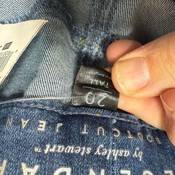 Ashley Stewart Women’s Plus Jeans sz 20 Tall Bootcut Medium Wash NEW #F525 - Picture 7 of 9